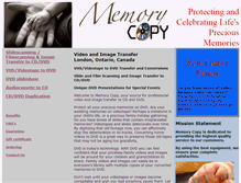 Tablet Screenshot of memorycopy.com